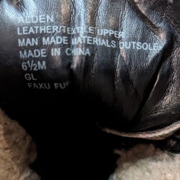 Aerosoles Alden Leather Snake Print Wedge Heel Ankle Booties Size 6.5 NWOB - Picture 7 of 10